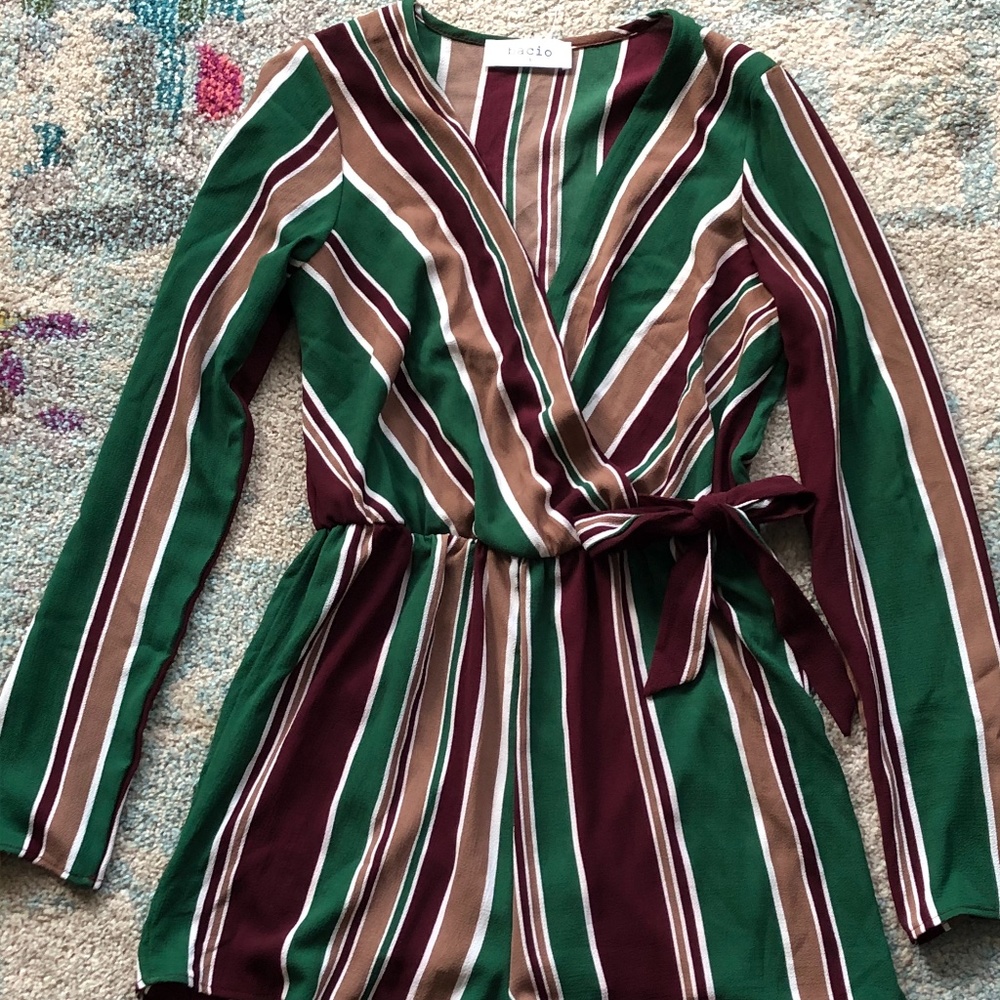 Faux-wrap Romper